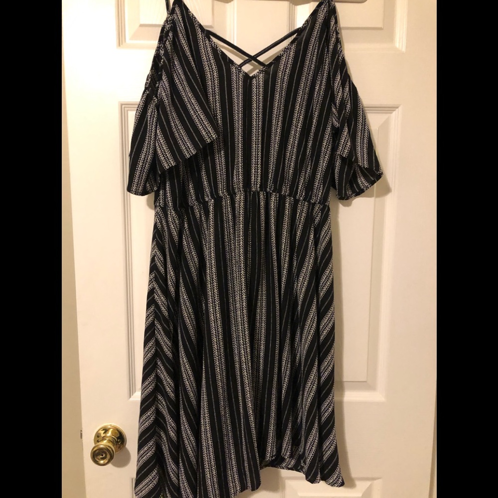 Target Xhilaration Off Shoulder Black Dress